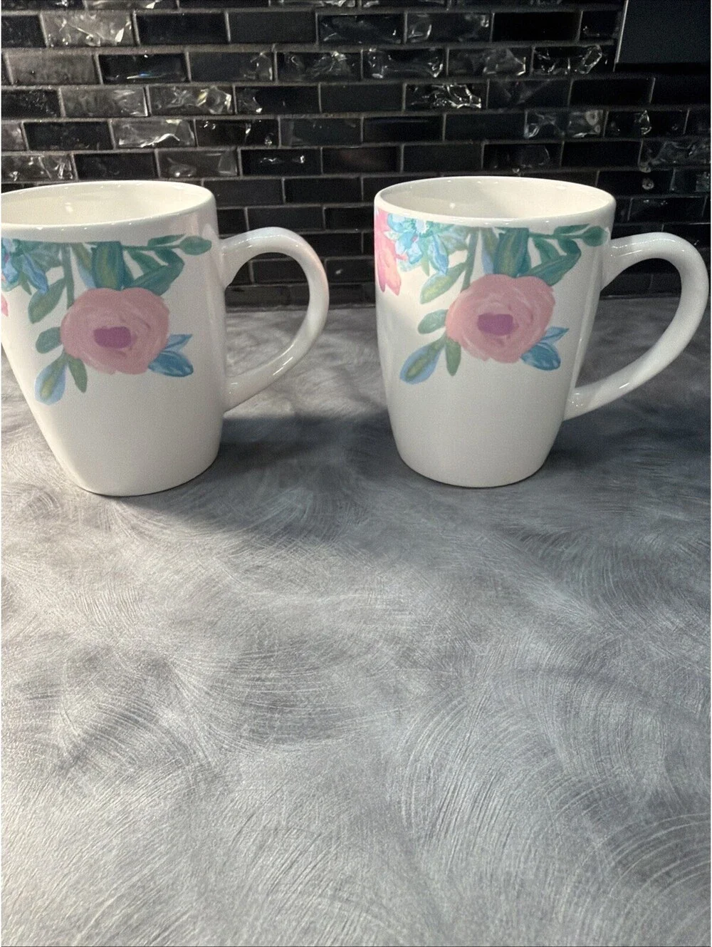 Royal Norfolk Floral Coffee Cups /Set of 2